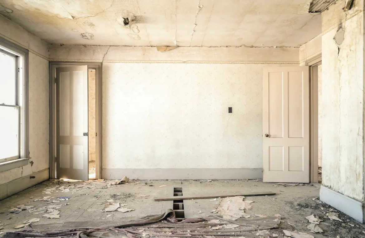 Waste disposal crew managing a cleanout project in Covington